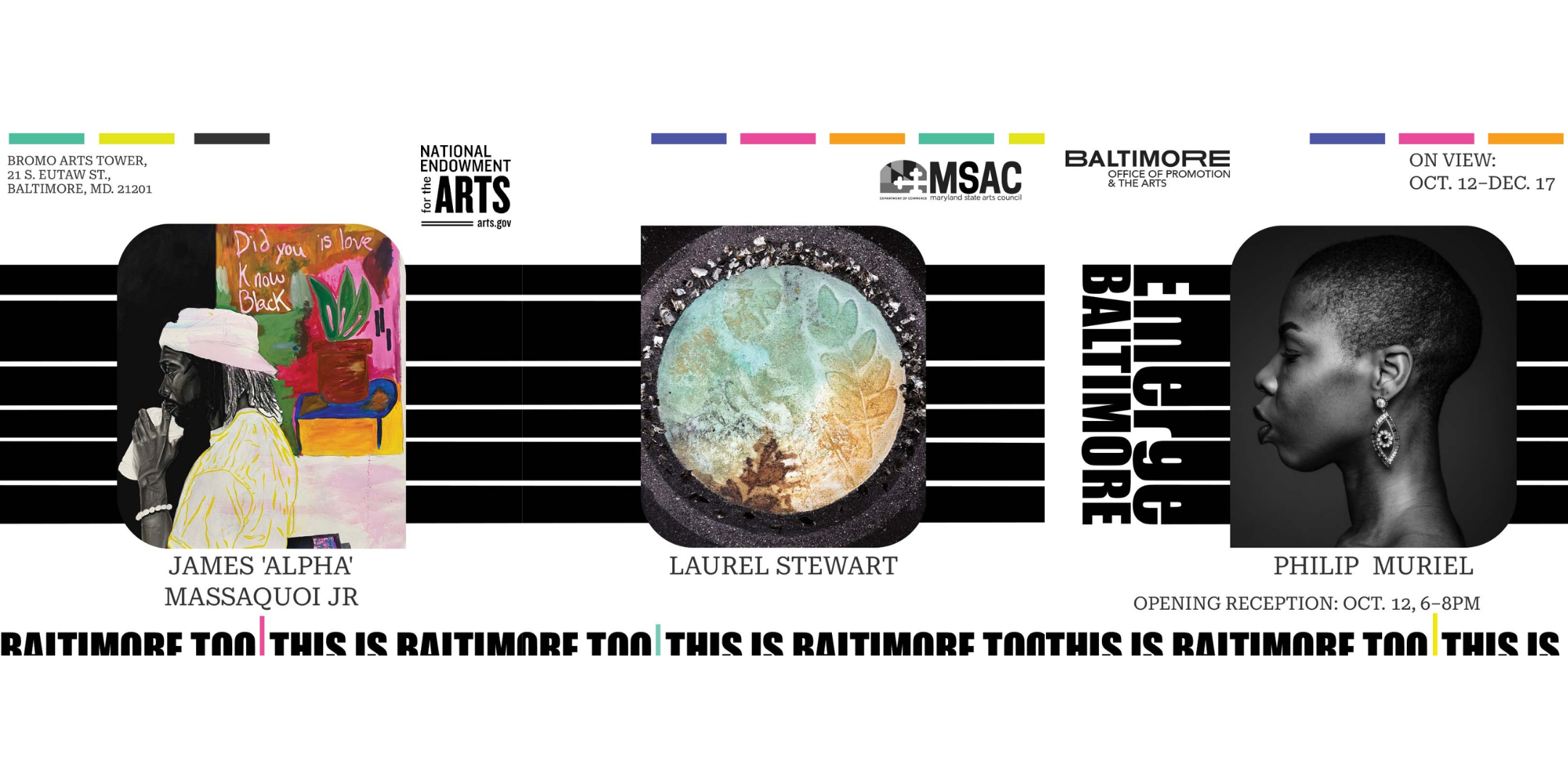 Emerge 3.0 | The Is Baltimore Too Opening Reception, October 12, 2023 ...